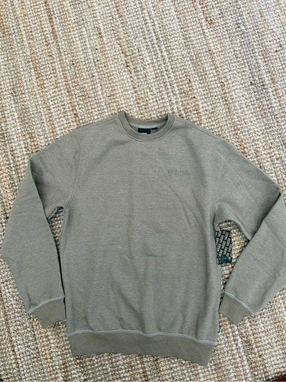 Vans Olive Green Crew Sweatshirt